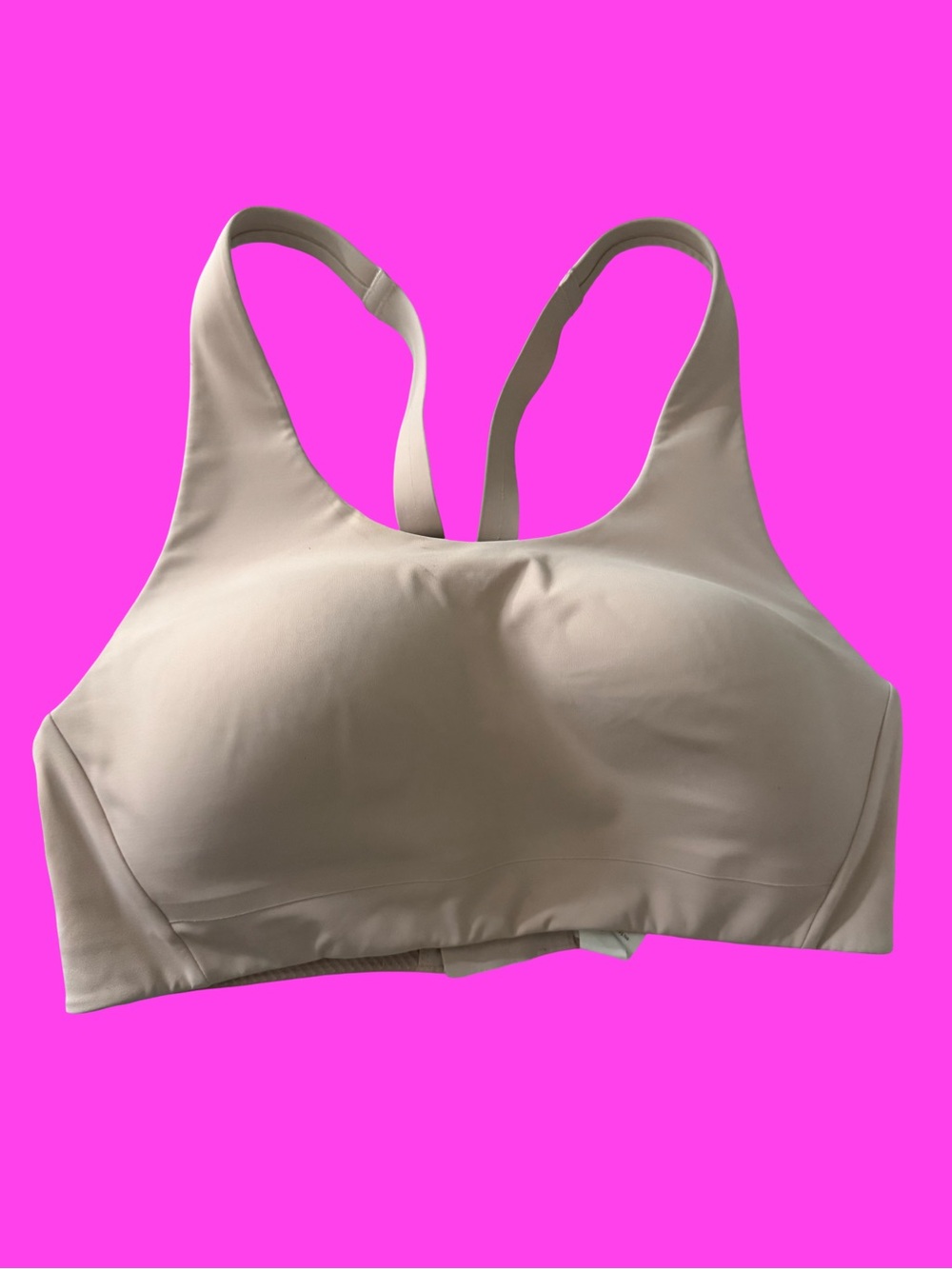 Athleta Blush Pink Seamless Racerback Sports Bra